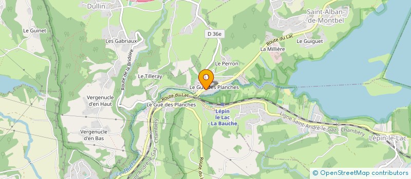 localisation de l'entreprise MADAME LAURENCE GUILLET  SAINT-ALBAN-DE-MONTBEL