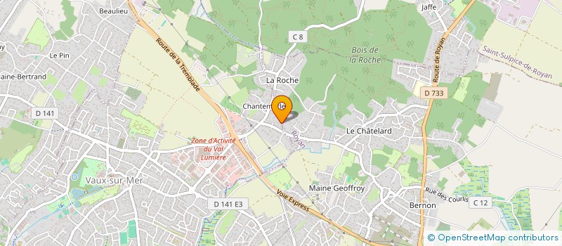 localisation de l'entreprise MADAME LAURENCE GUILLONNEAU  VAUX-SUR-MER