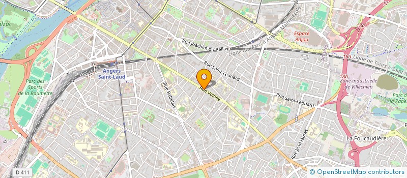 localisation de l'entreprise MADAME LAURENCE GUINET  ANGERS