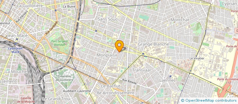 localisation de l'entreprise MADAME LAURENCE GUITARD  LYON