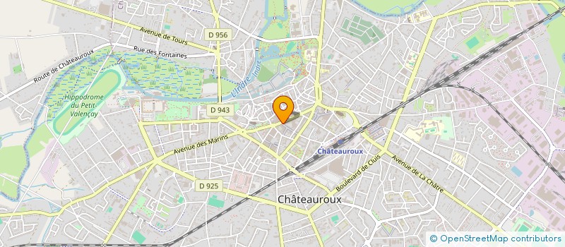 localisation de l'entreprise MADAME LAURENCE GUYOMARD à CHATEAUROUX