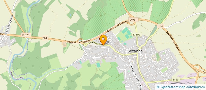 localisation de l'entreprise MADAME LAURENCE GUYOT  SEZANNE