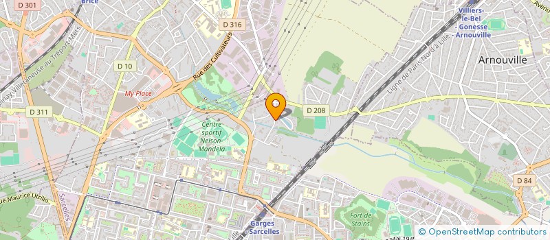 localisation de l'entreprise MADAME LAURENCE HADDAD à SARCELLES