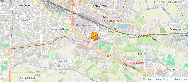 localisation de l'entreprise MADAME LAURENCE HAGUENAUER  AVIGNON