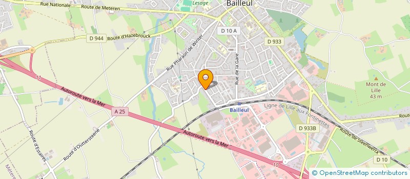 localisation de l'entreprise MADAME LAURENCE HALLOSERIE à BAILLEUL