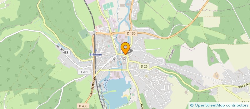 localisation de l'entreprise MADAME LAURENCE HAMELET  BRIONNE