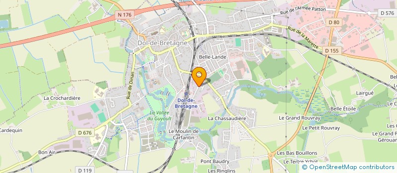 localisation de l'entreprise MADAME LAURENCE HAMELIN  DOL-DE-BRETAGNE