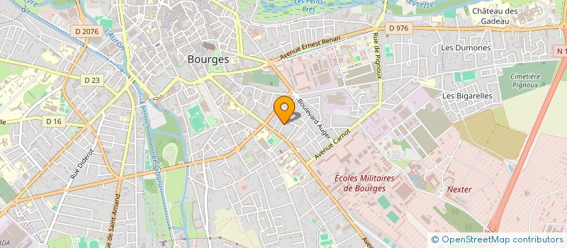 localisation de l'entreprise MADAME LAURENCE HAMM à BOURGES