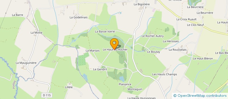 localisation de l'entreprise MADAME LAURENCE HARDE  MELLE