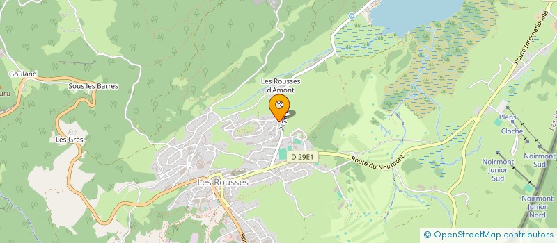 localisation de l'entreprise MADAME LAURENCE HARDOUIN  LES ROUSSES