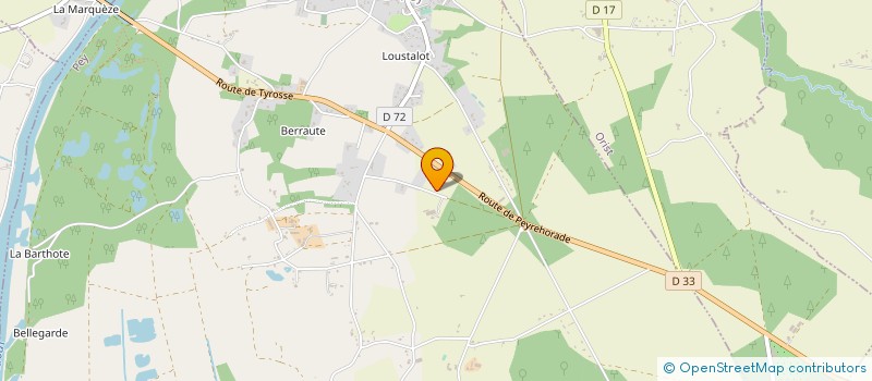 localisation de l'entreprise MADAME LAURENCE HARGUES  SAINT-CRICQ-DU-GAVE