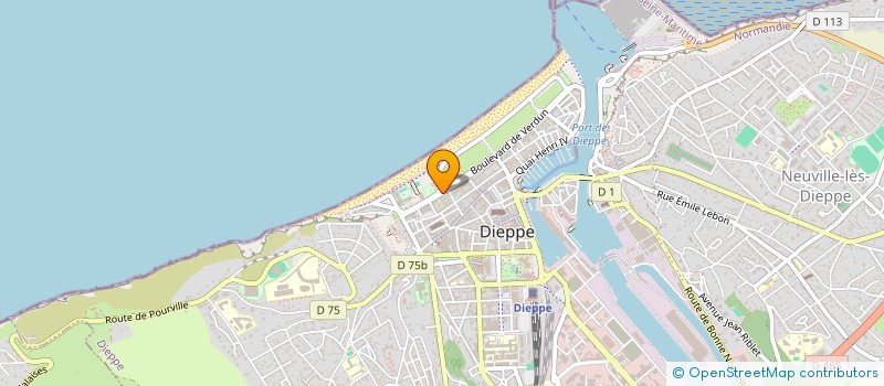 localisation de l'entreprise MADAME LAURENCE HAVIN à DIEPPE