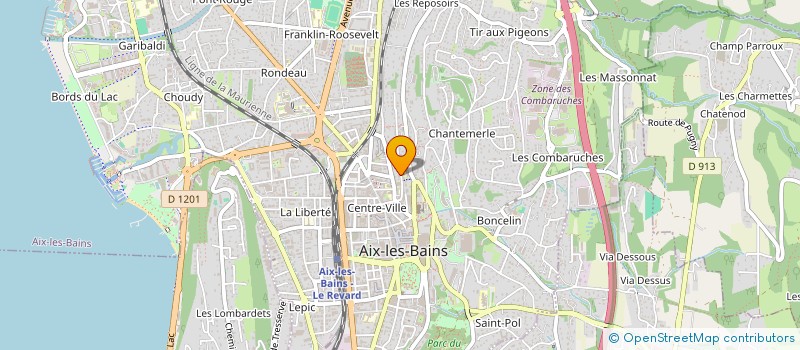 localisation de l'entreprise MADAME LAURENCE HEMEURY  AIX-LES-BAINS