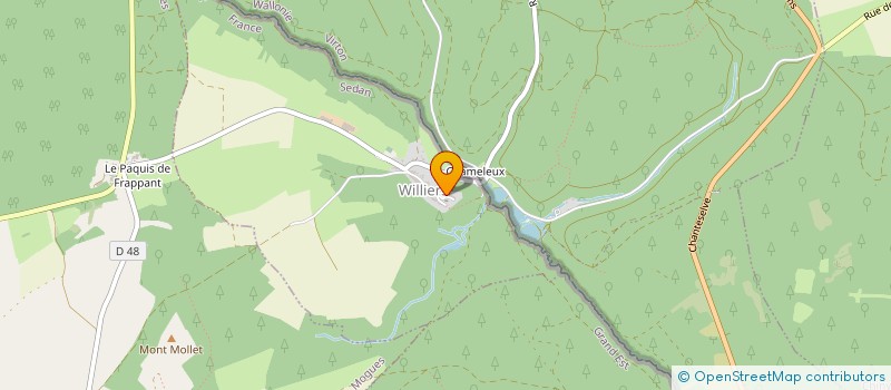 localisation de l'entreprise MADAME LAURENCE HENRY  WILLIERS