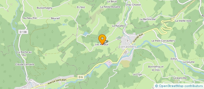 localisation de l'entreprise MADAME LAURENCE HENRY  LA ROSIERE