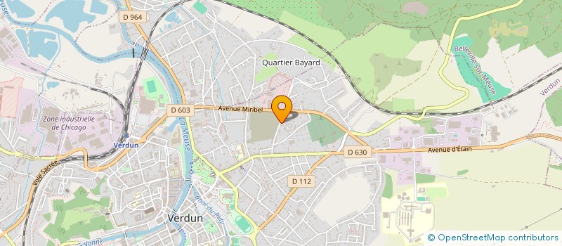 localisation de l'entreprise MADAME LAURENCE HENRY à VERDUN
