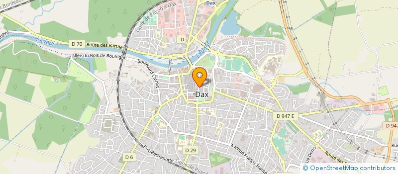 localisation de l'entreprise MADAME LAURENCE HERIAUD SEBI  MONT-DE-MARSAN