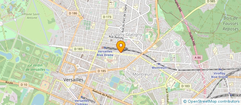localisation de l'entreprise MADAME LAURENCE HERMAN à VERSAILLES