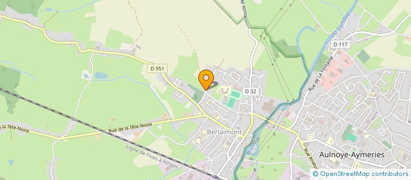 localisation de l'entreprise MADAME LAURENCE HERPHELIN  BERLAIMONT