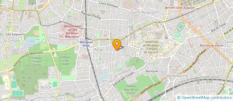 localisation de l'entreprise MADAME LAURENCE HORNUNG  MERIGNAC