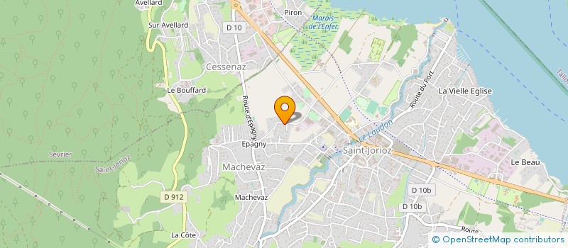 localisation de l'entreprise MADAME LAURENCE HOURDEL  SAINT-JORIOZ