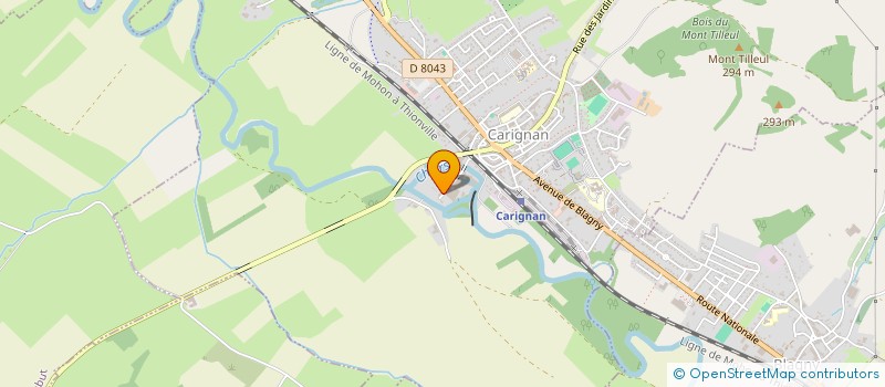 localisation de l'entreprise MADAME LAURENCE HOURLIER  CARIGNAN