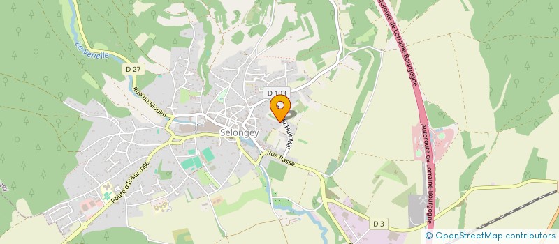 localisation de l'entreprise MADAME LAURENCE HUOT  SELONGEY