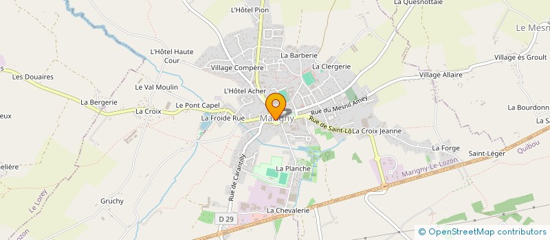 localisation de l'entreprise MADAME LAURENCE HUREL  MARIGNY-LE-LOZON