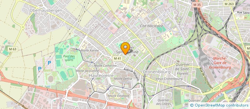 localisation de l'entreprise MADAME LAURENCE IFFER  STRASBOURG