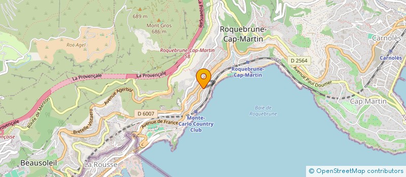 localisation de l'entreprise MADAME LAURENCE IMBERT à ROQUEBRUNE-CAP-MARTIN