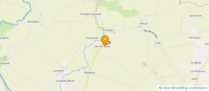 localisation de l'entreprise MADAME LAURENCE IRVING  BON REPOS SUR BLAVET