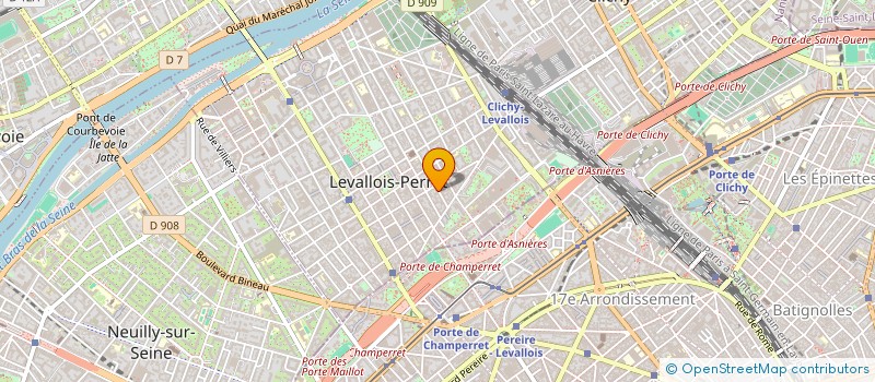 localisation de l'entreprise MADAME LAURENCE IVANOV à LEVALLOIS-PERRET