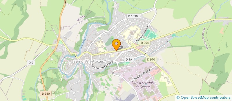 localisation de l'entreprise MADAME LAURENCE JABALLY  SEMUR-EN-AUXOIS