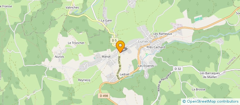 localisation de l'entreprise MADAME LAURENCE JAMET  LURIECQ