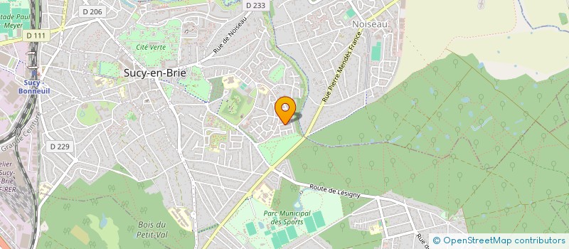 localisation de l'entreprise MADAME LAURENCE JARDIN à SUCY-EN-BRIE