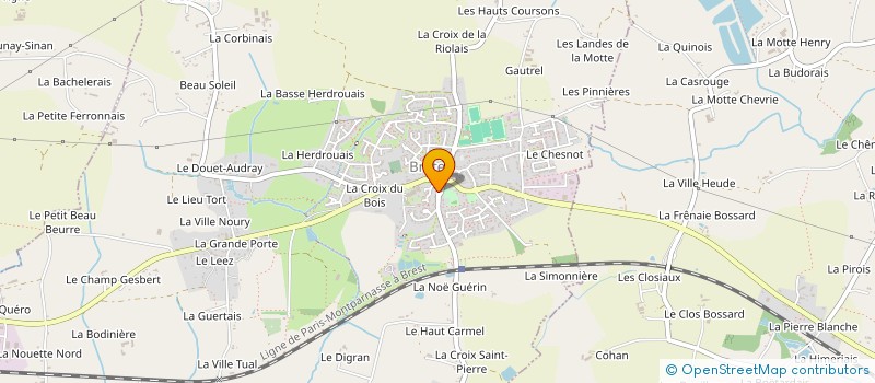 localisation de l'entreprise MADAME LAURENCE JEHANNIN  BRETEIL