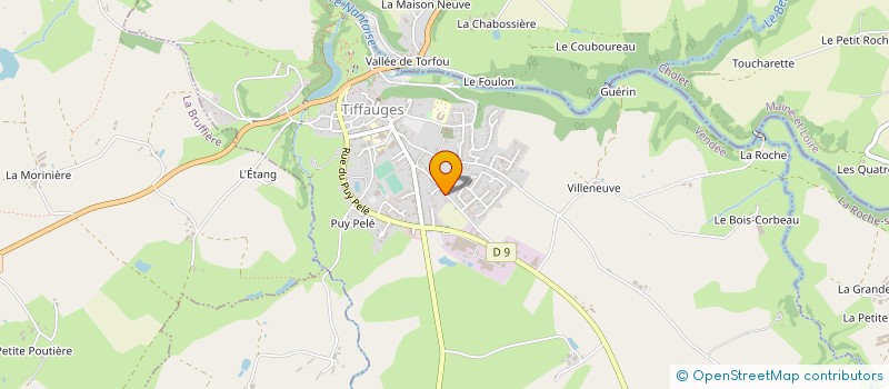 localisation de l'entreprise MADAME LAURENCE JOBARD  TIFFAUGES