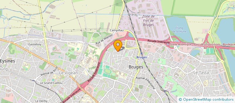 localisation de l'entreprise MADAME LAURENCE JOFFRE  BRUGES