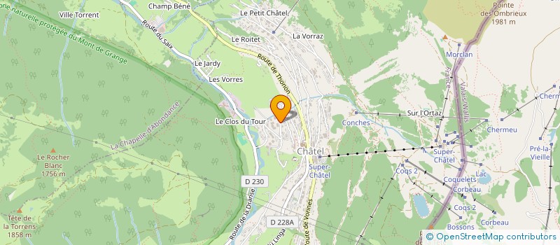 localisation de l'entreprise MADAME LAURENCE JORDIL  LA CHAPELLE-D'ABONDANCE