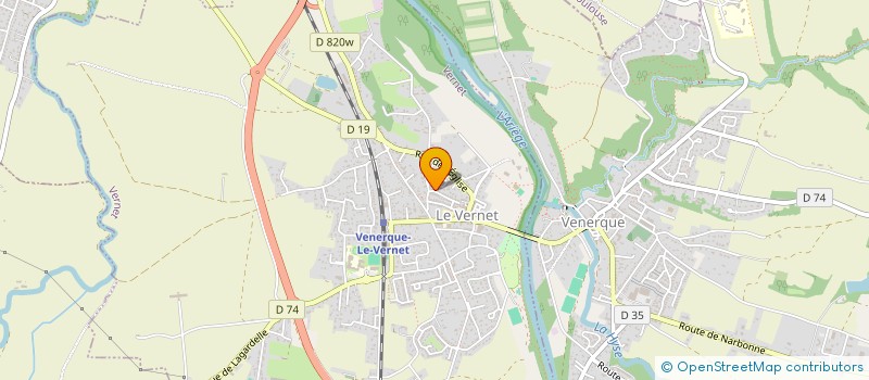 localisation de l'entreprise MADAME LAURENCE JOUANY  VERNET