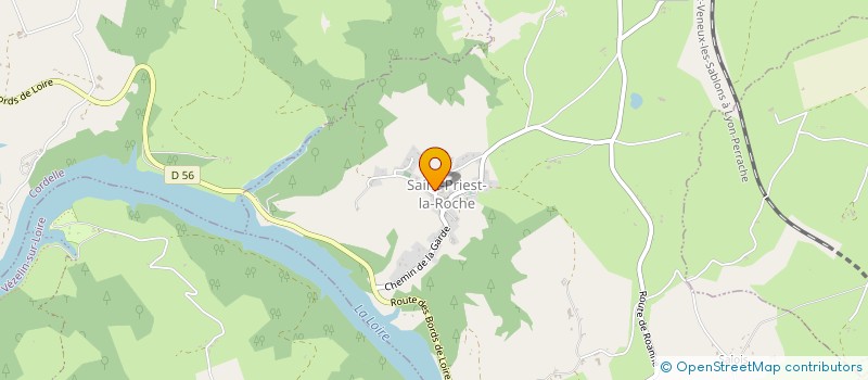 localisation de l'entreprise MADAME LAURENCE JOUBERT  VEZELIN-SUR-LOIRE