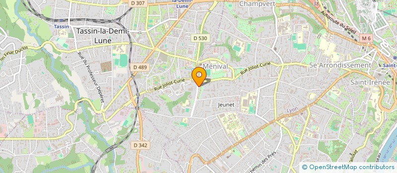 localisation de l'entreprise MADAME LAURENCE JOUVE à LYON