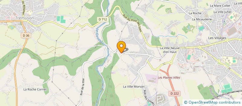 localisation de l'entreprise MADAME LAURENCE JOVYS à PLOUFRAGAN