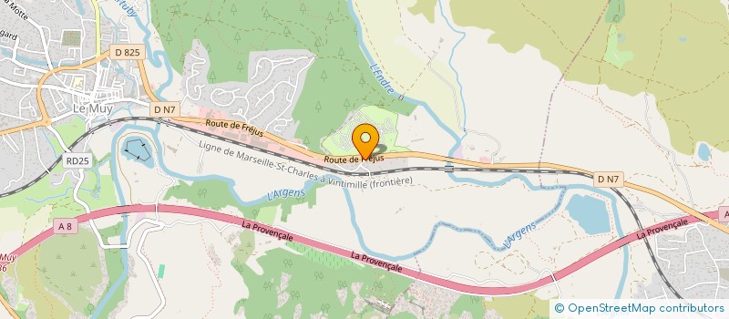 localisation de l'entreprise MADAME LAURENCE JUVENTY  LE MUY