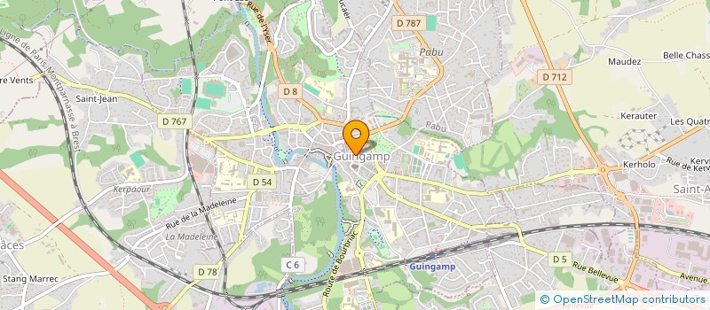 localisation de l'entreprise MADAME LAURENCE KACZMARECK à GUINGAMP