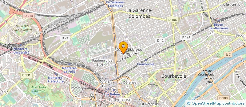 localisation de l'entreprise MADAME LAURENCE KAM-THONG à COURBEVOIE
