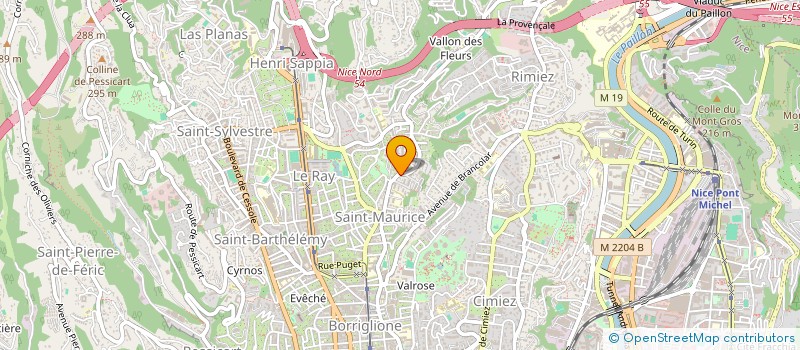 localisation de l'entreprise MADAME LAURENCE KIEFFER à NICE