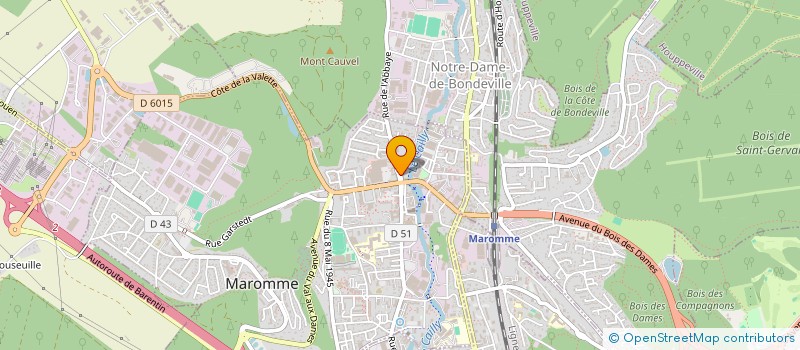 localisation de l'entreprise MADAME LAURENCE KOUMBA  MAROMME