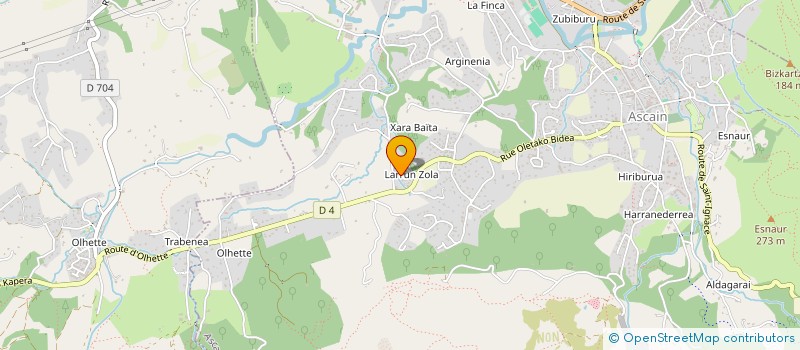 localisation de l'entreprise MADAME LAURENCE LABAS  ASCAIN