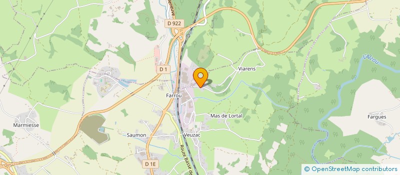 localisation de l'entreprise MADAME LAURENCE LABASTROU à VILLEFRANCHE-DE-ROUERGUE